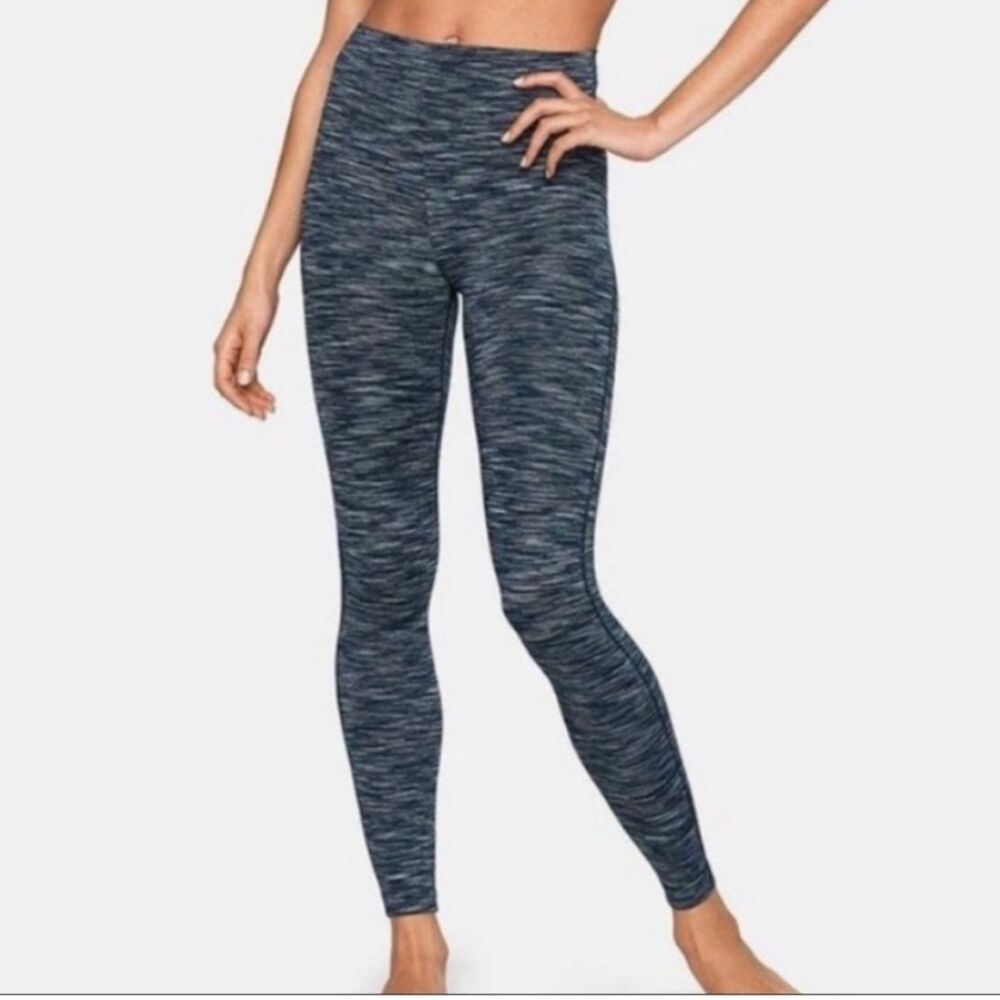 Outdoor Voices Flow FreeForm 7/8 High Rise Leggings Spacedye Navy Active Pants S
